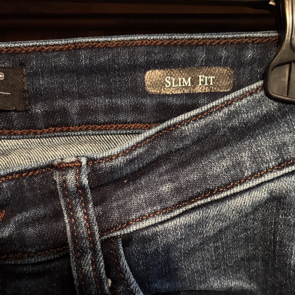 Judy Blue Deep Indigo Straight Leg Jeans - Picture 3 of 10